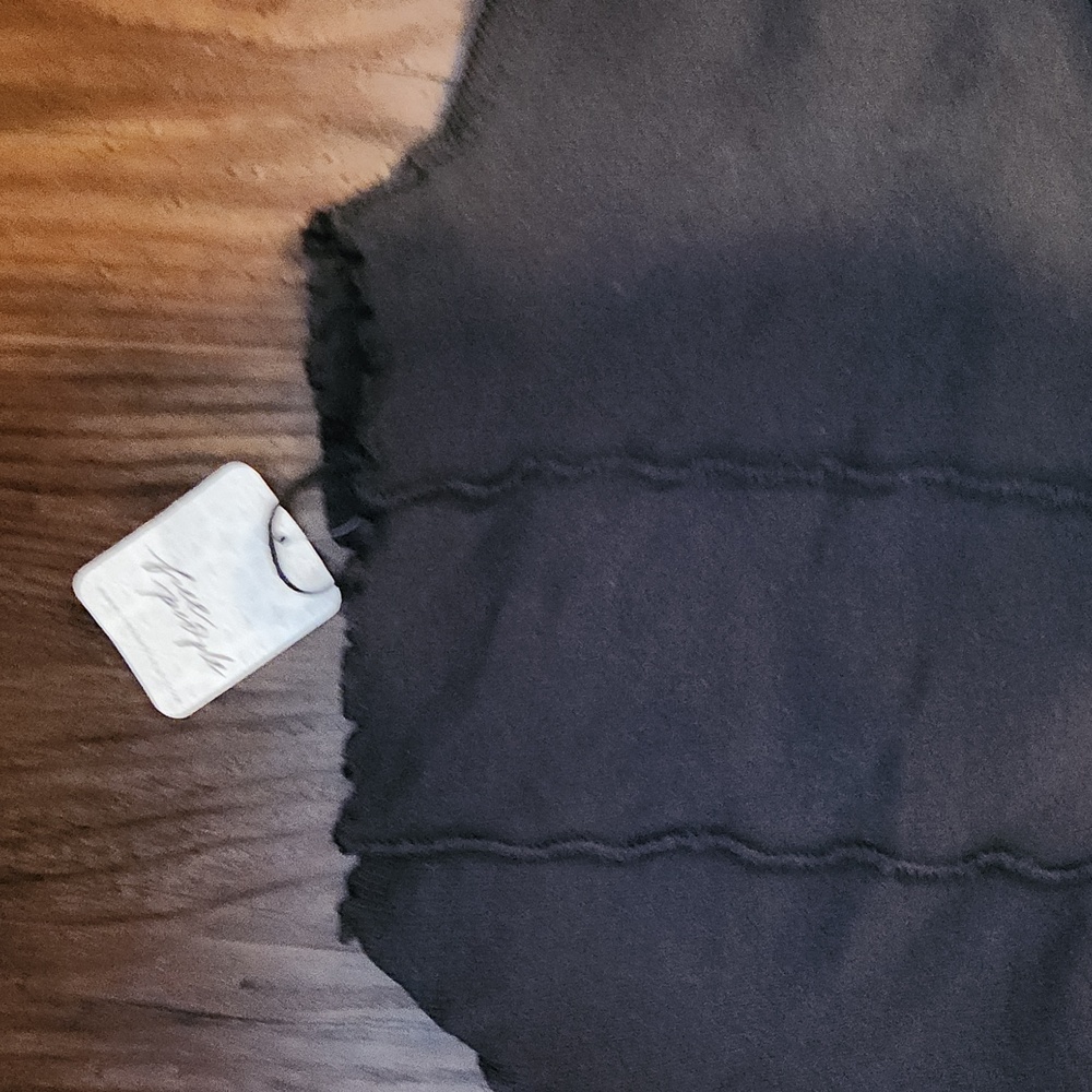 NEW Free People We The Free 100% Cotton Full Swing Shirt Tunic In Black Medium - Picture 4 of 5